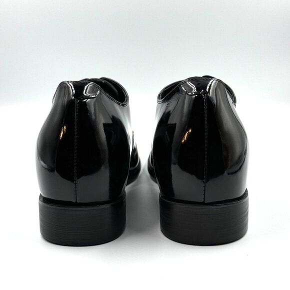 TOTO Men's Invisible Height Increasing Elevator Patent Leather Shoes - Picture 5 of 8